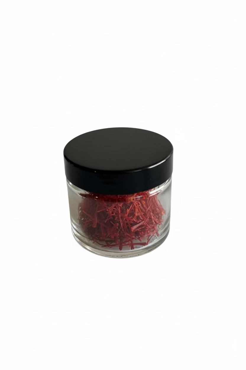 Premium Super Negin Saffron - 1 Gram Glass Jar