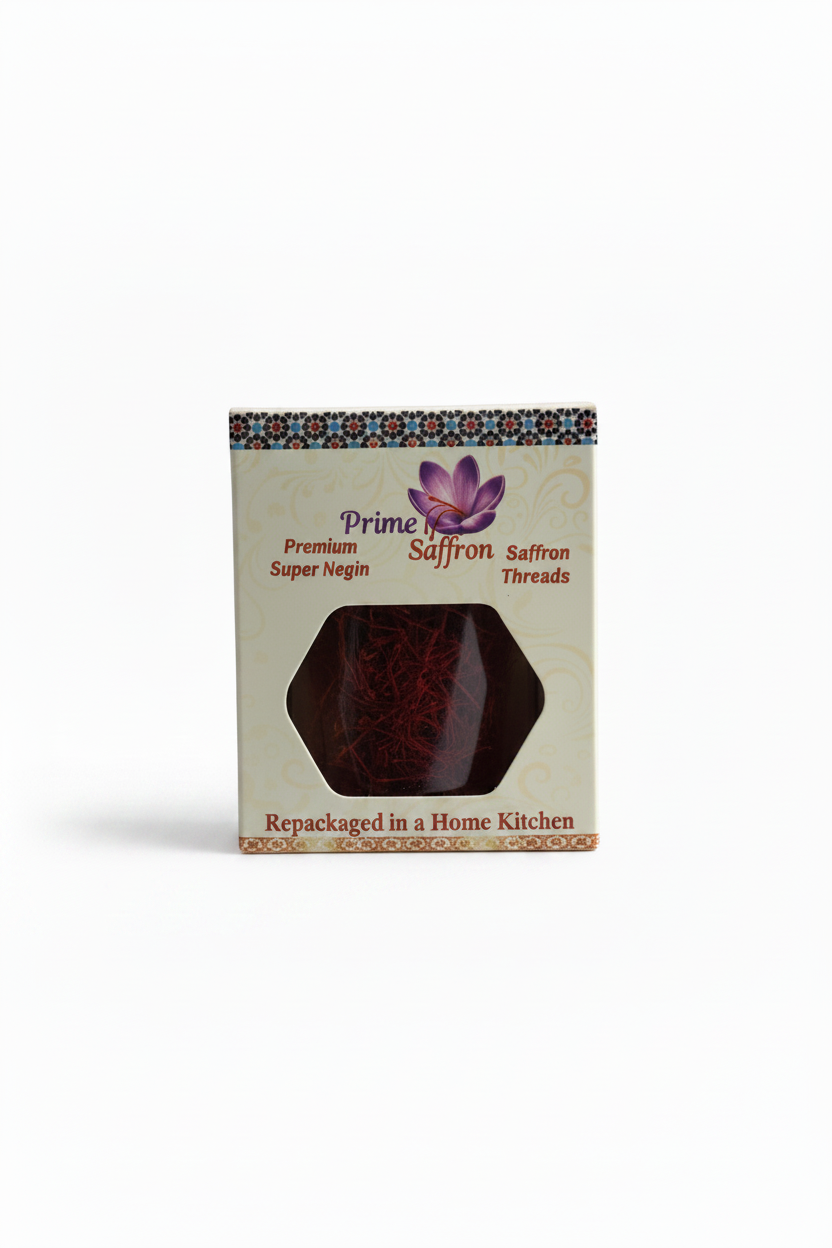 Prime Super Negin Saffron - 3 Gram Glass Jar