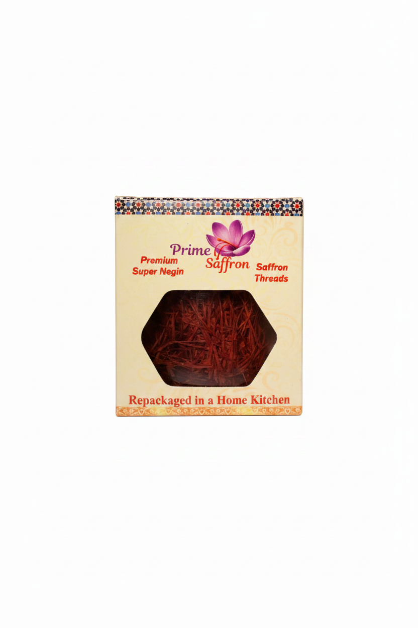 Premium Super Negin Saffron – 5g Glass Jar