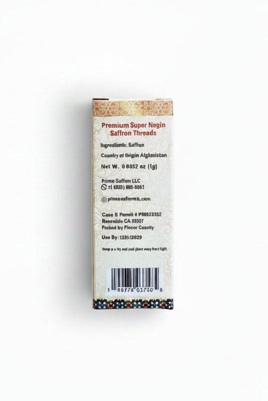Prime Super Negin Saffron - 1 Gram bottle