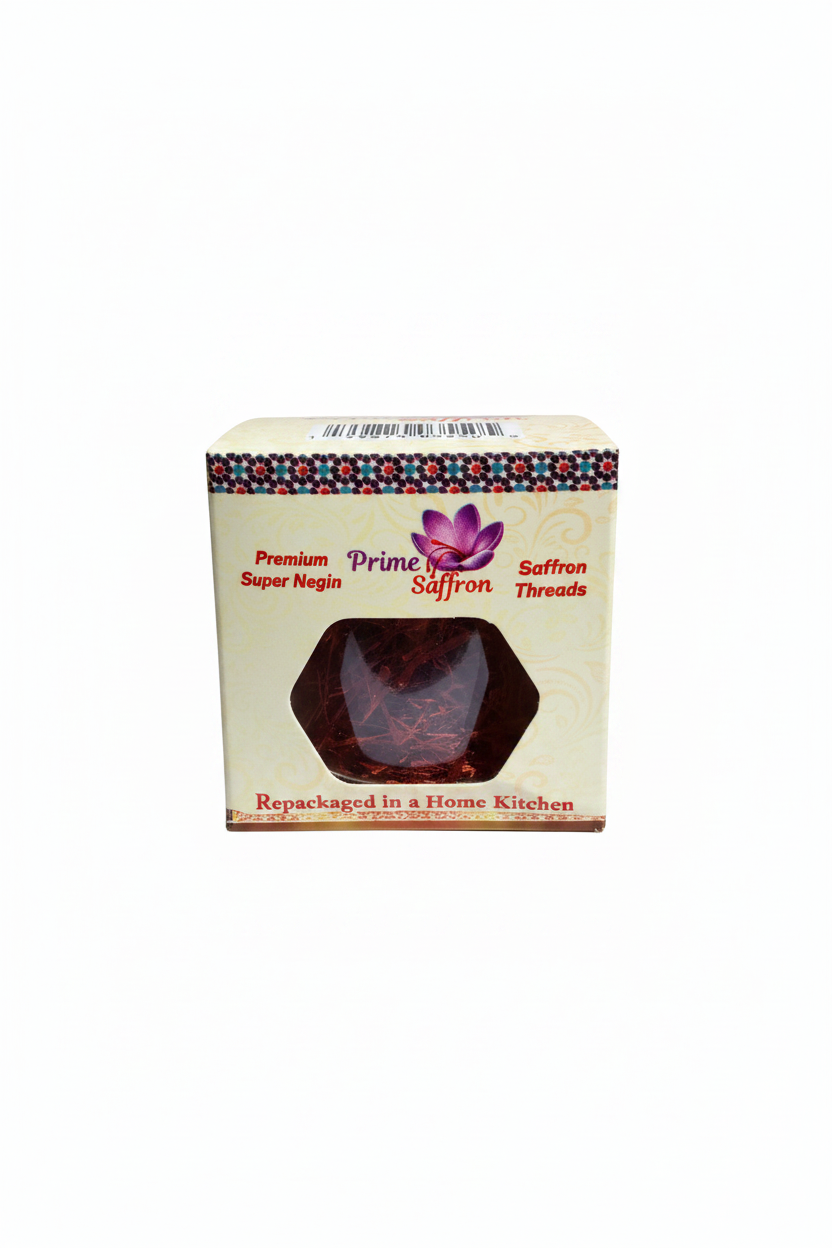 Premium Super Negin Saffron – 3g Glass Jar