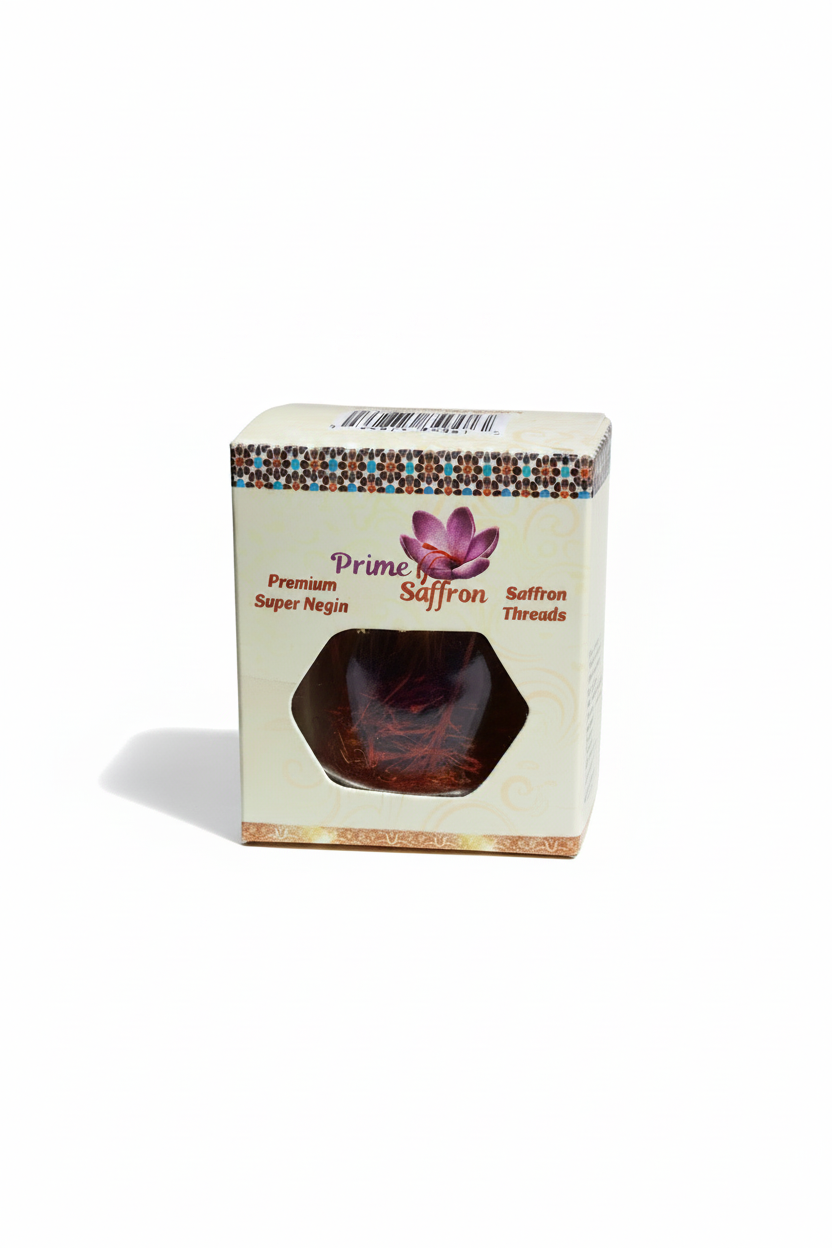 Premium Super Negin Saffron – 1g Glass Jar