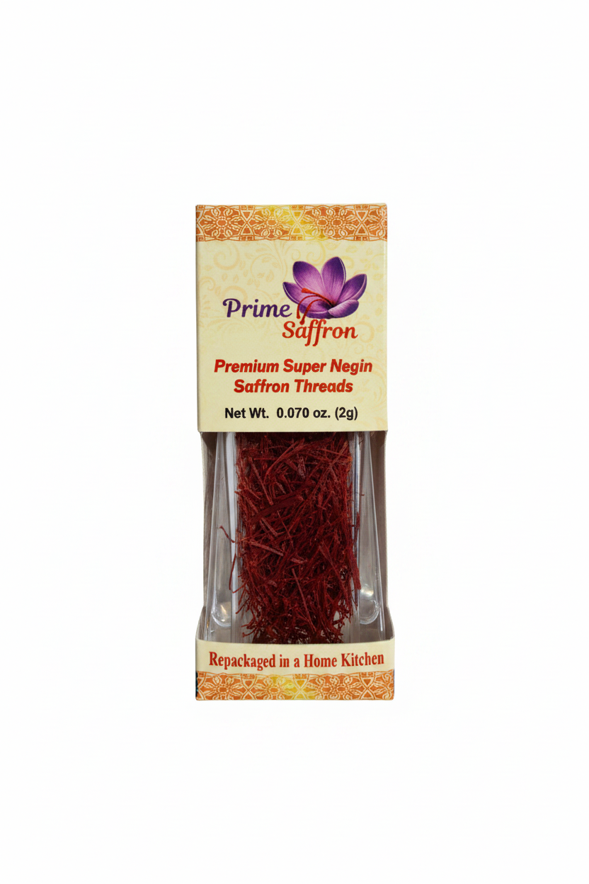 Premium Super Negin Saffron – 2g Plastic Jar